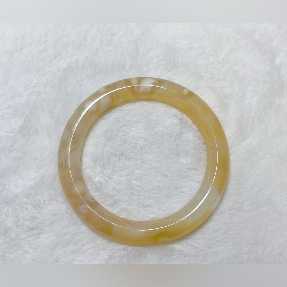 Flower Agate/ Cherry Blossom Agate Bangle